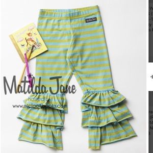 Matilda Jane Lemongrass Benny Leggings Size 10
